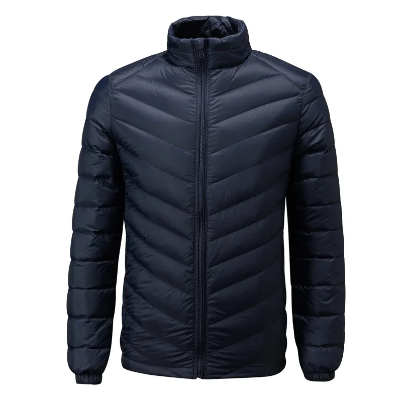 Mens Lightweight Outdoor Puffer Jacket Hooded Insulated Thermal Puffy Winter Heated Running Travle Casual Cotton Outdoor Coat