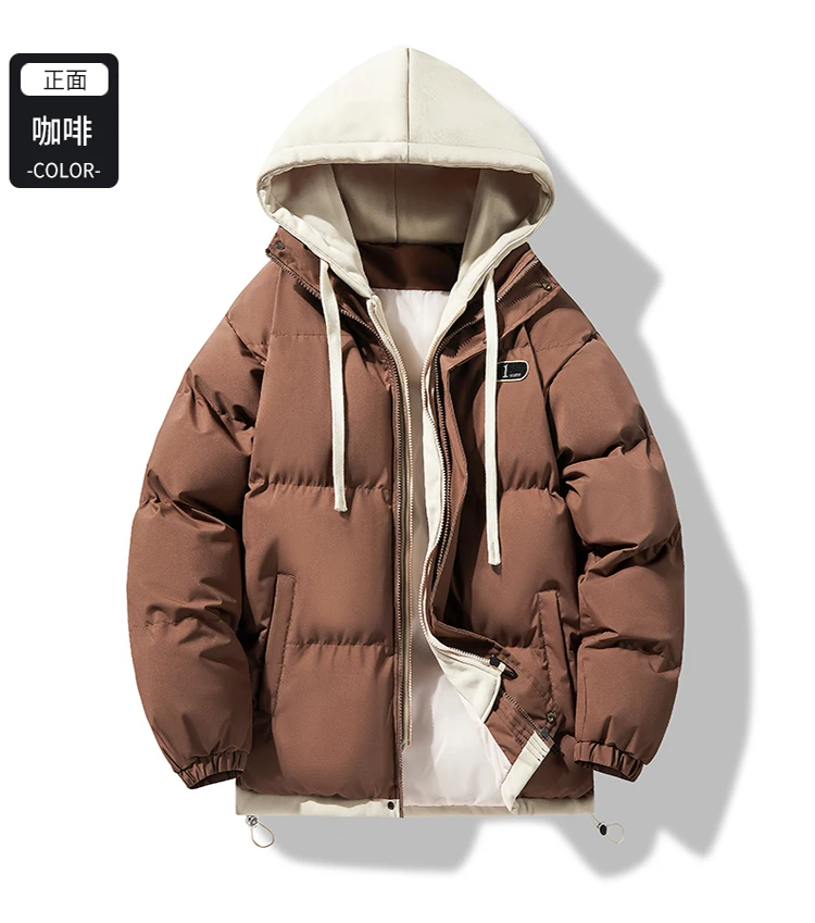 Clothing New Fleece Lined Parka Outdoor Warm Snow Men's Long Coat Parkas Clothes Fashion Men's Winter Hooded Jacket Puffer Parka