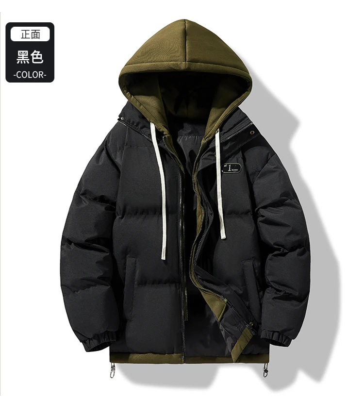Clothing New Fleece Lined Parka Outdoor Warm Snow Men's Long Coat Parkas Clothes Fashion Men's Winter Hooded Jacket Puffer Parka