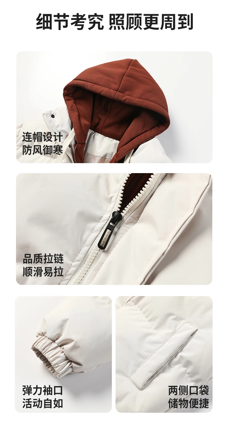 Clothing New Fleece Lined Parka Outdoor Warm Snow Men's Long Coat Parkas Clothes Fashion Men's Winter Hooded Jacket Puffer Parka