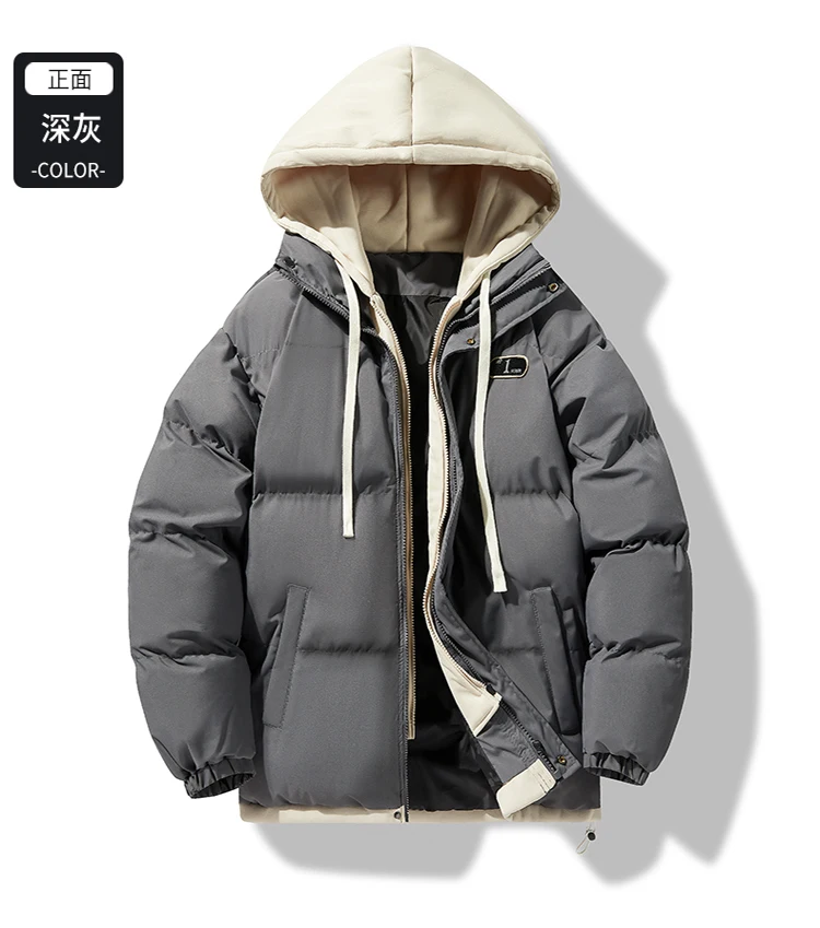 Clothing New Fleece Lined Parka Outdoor Warm Snow Men's Long Coat Parkas Clothes Fashion Men's Winter Hooded Jacket Puffer Parka