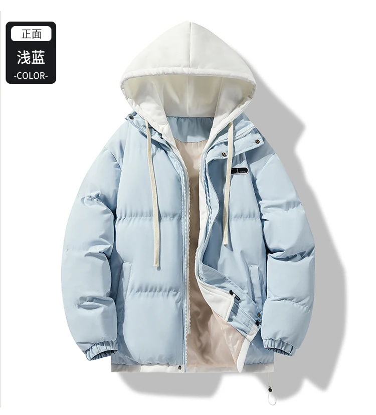 Clothing New Fleece Lined Parka Outdoor Warm Snow Men's Long Coat Parkas Clothes Fashion Men's Winter Hooded Jacket Puffer Parka