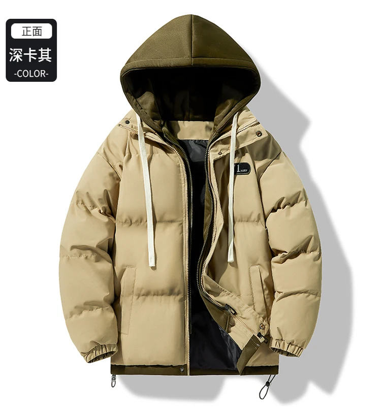 Clothing New Fleece Lined Parka Outdoor Warm Snow Men's Long Coat Parkas Clothes Fashion Men's Winter Hooded Jacket Puffer Parka