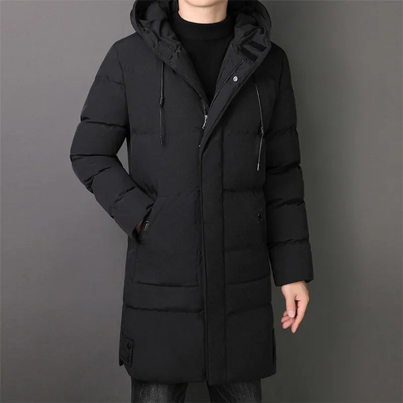 High Quality Winter Parka Men Fashion Long Warm Windbreaker Hooded Casual Thick Warm Men Parka Jacket Windbreaker Coat Men 5XL