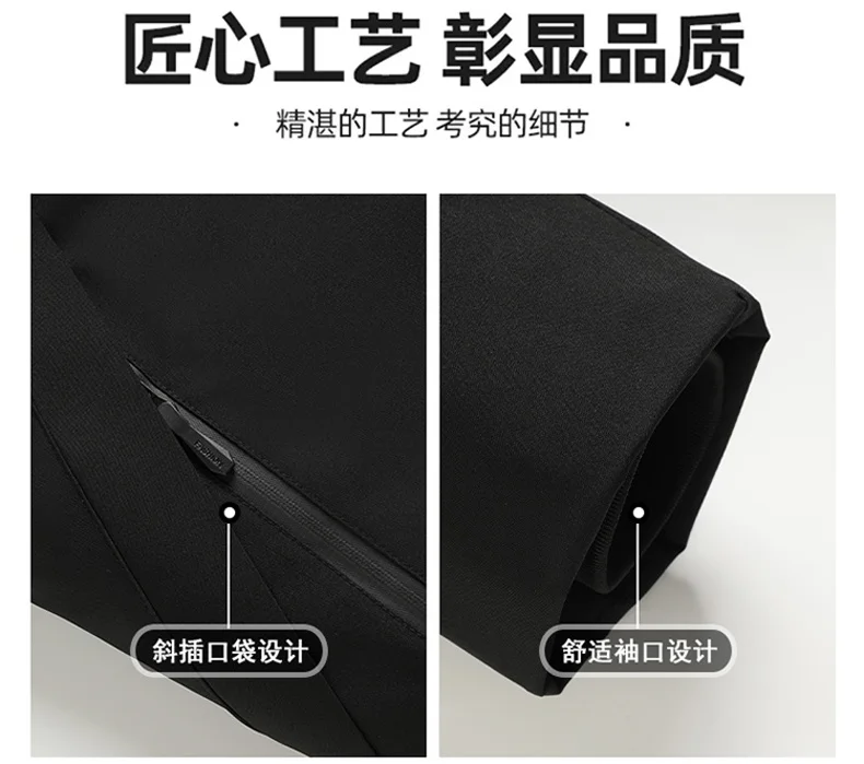 Winter Fashion All-match Men Parkas Outdoor Hooded Windproof Male Clothes Solid Color Thicken Warm Outerwear Casual New Style