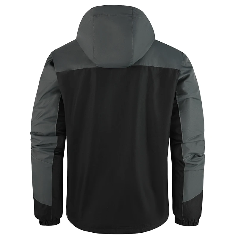 Male 3 In 1 Windproof Two Piece Outdoor Jacket Fleece Lined Thick Winter Coat Suitable For Mountaineering Cycling Hiking Travel