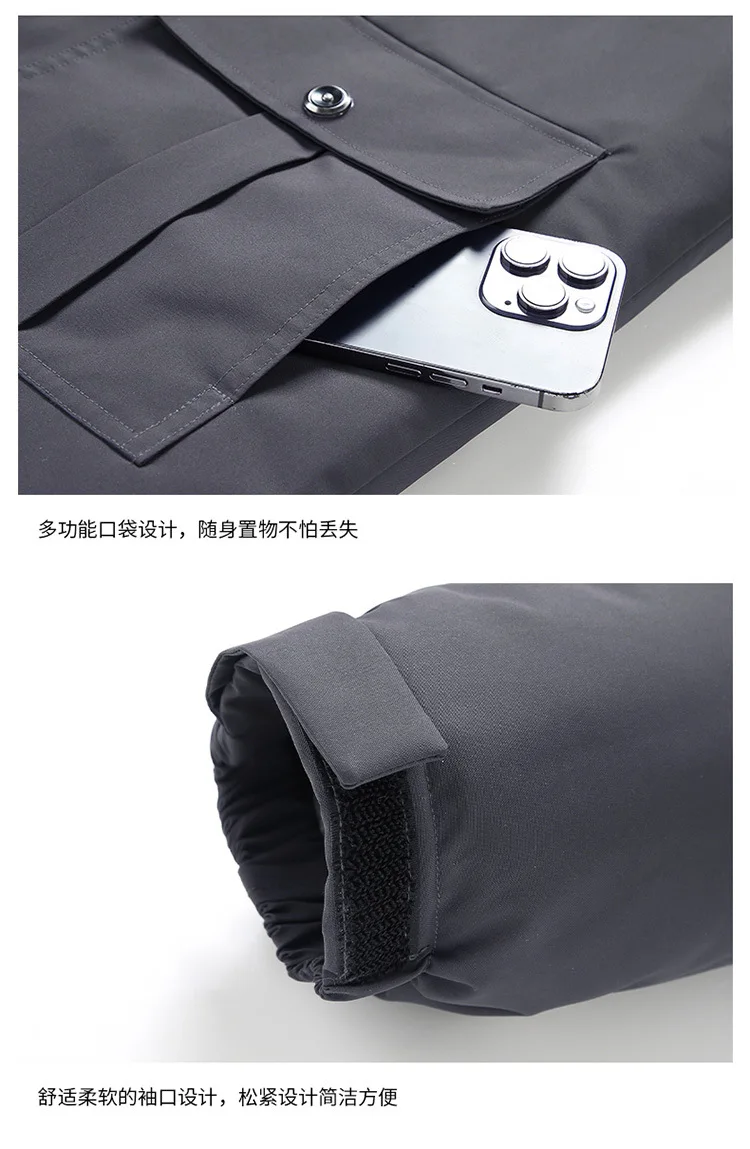 Loose Fit Plus Size Mens New Winter Cotton Coat Fashion Thick Warm Padded Jacket Male Outerwear For Outdoor Cold Season Daily