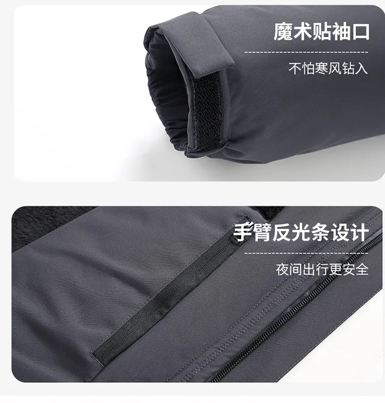 Loose Fit Plus Size Mens New Winter Cotton Coat Fashion Thick Warm Padded Jacket Male Outerwear For Outdoor Cold Season Daily