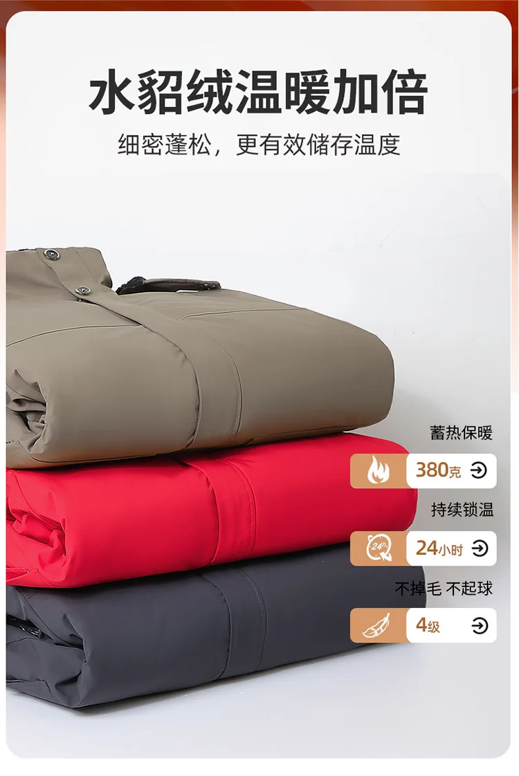Loose Fit Plus Size Mens New Winter Cotton Coat Fashion Thick Warm Padded Jacket Male Outerwear For Outdoor Cold Season Daily