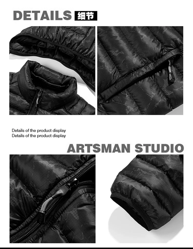 Fashion Trend Hooded Men Parkas Coats Casual Thicken Warm Cotton Jackets Solid Color Comfortable Male Outerwear Winter New Style