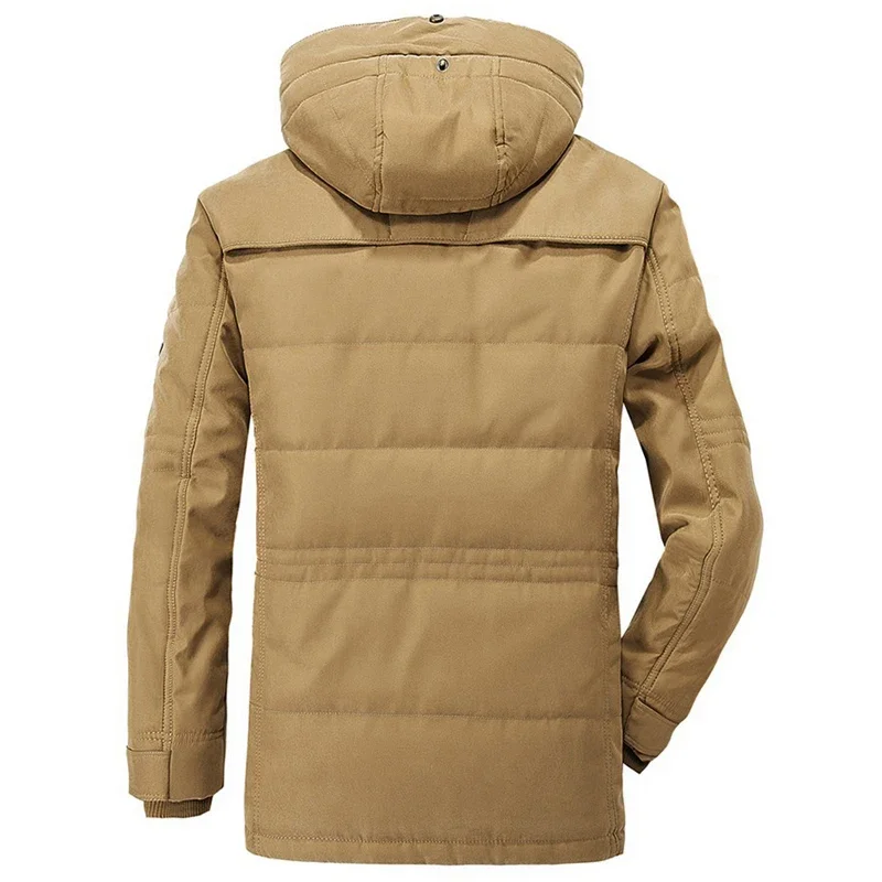 Hooded Casual Tactics Military Parkas Men Fleece Warm Thick Windproof Parkas Jackets Coat Men Autumn Fashion Winter New Coats