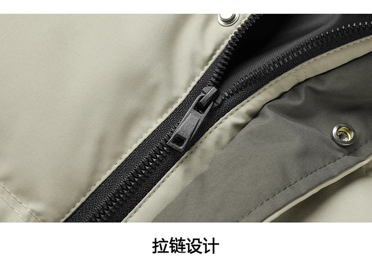 Legible 2026 Winter Jacket Men Casual Loose Thicken Warm Mens Parkas Solid Stand Collar Winter Coat Man