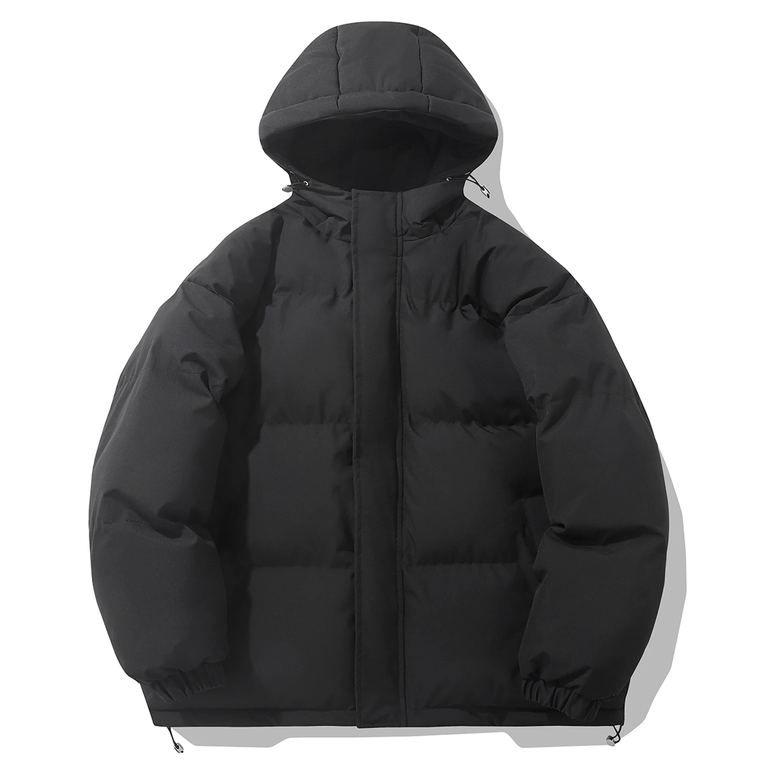 Legible 2026 Winter Jacket Men Casual Loose Thicken Warm Mens Parkas Solid Stand Collar Winter Coat Man