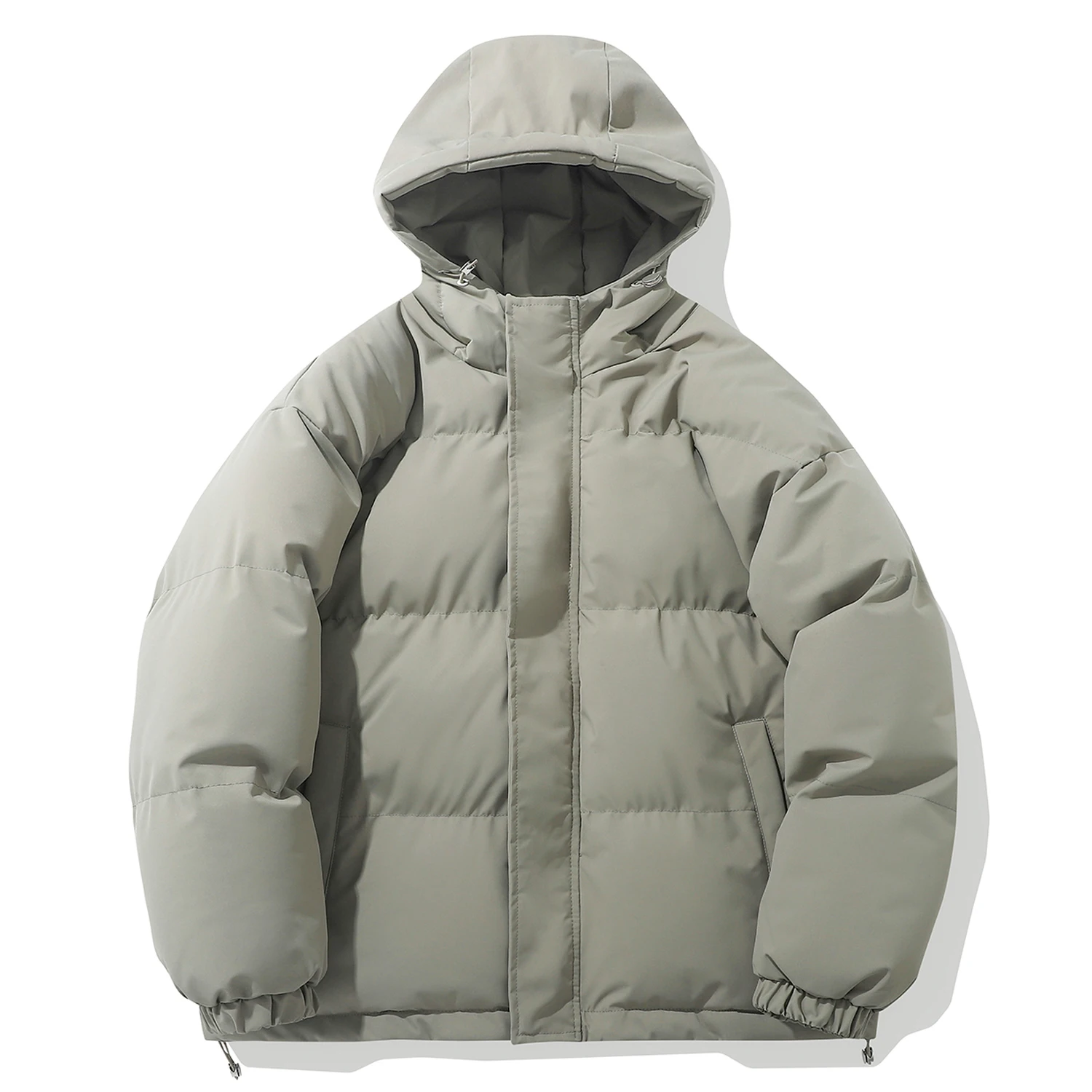 Legible 2026 Winter Jacket Men Casual Loose Thicken Warm Mens Parkas Solid Stand Collar Winter Coat Man