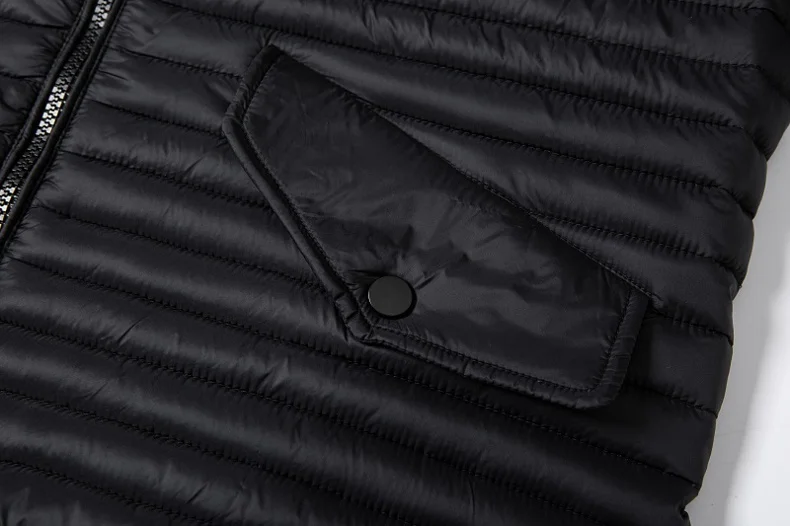 New Style Turn-down Collar Men Parkas Fashion Casual Warm Cotton Jackets Thicken Comfortable Outerwear Solid Color All-match