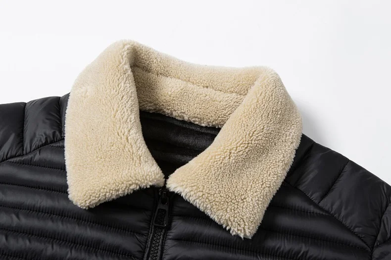New Style Turn-down Collar Men Parkas Fashion Casual Warm Cotton Jackets Thicken Comfortable Outerwear Solid Color All-match