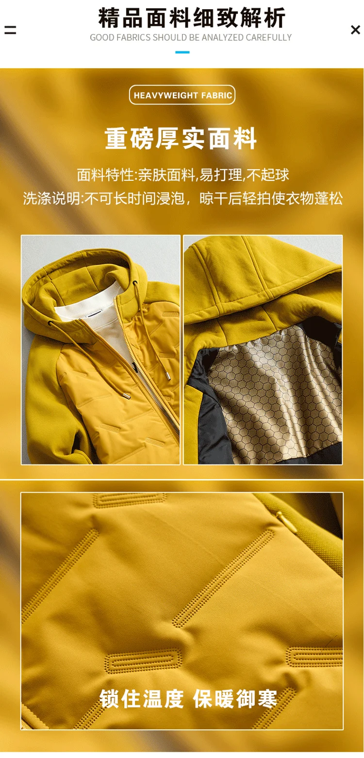 Men's winter jacket Cotton coat men fashion parkas male Outerwear hooded jacket Men's windproof thick warm Jacket Large size