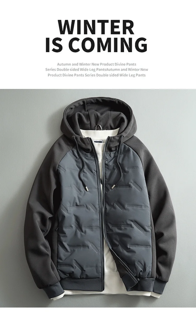 Men's winter jacket Cotton coat men fashion parkas male Outerwear hooded jacket Men's windproof thick warm Jacket Large size