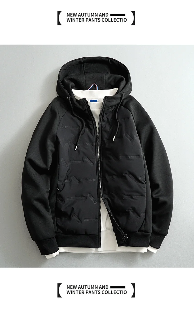 Men's winter jacket Cotton coat men fashion parkas male Outerwear hooded jacket Men's windproof thick warm Jacket Large size