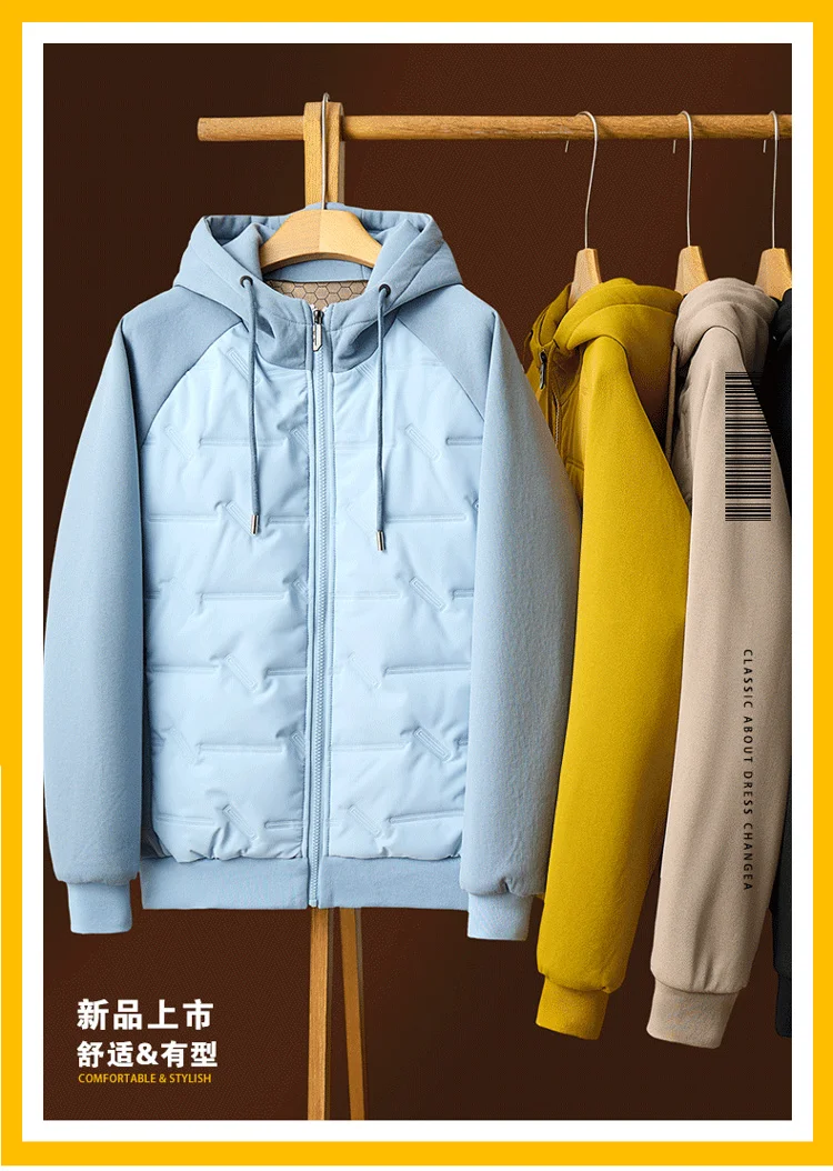 Men's winter jacket Cotton coat men fashion parkas male Outerwear hooded jacket Men's windproof thick warm Jacket Large size