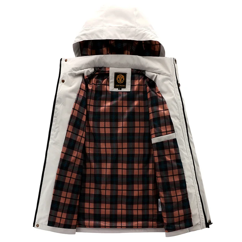 Men Hooded Casual Down Jackets New Male Winter Coats Outdoors Waterproof Coats Good Quality Male Windproof Jackets Slim Coats