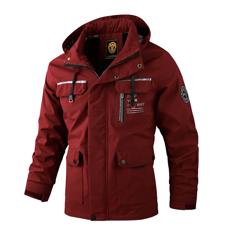 Men Hooded Casual Down Jackets New Male Winter Coats Outdoors Waterproof Coats Good Quality Male Windproof Jackets Slim Coats