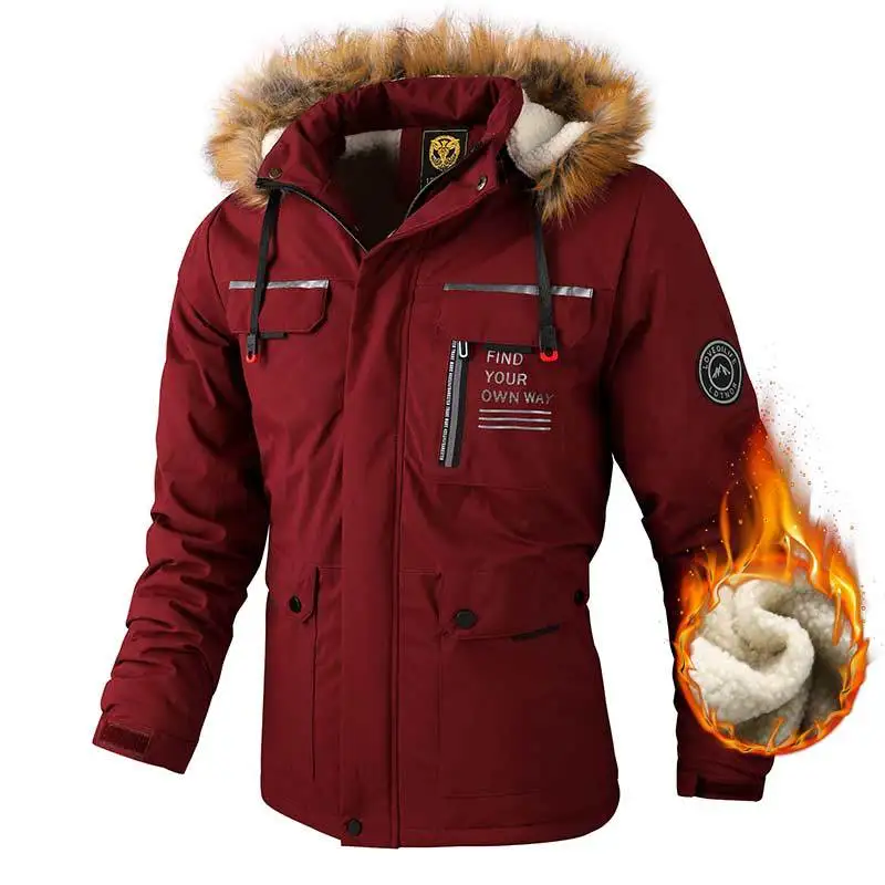 Men Hooded Casual Down Jackets New Male Winter Coats Outdoors Waterproof Coats Good Quality Male Windproof Jackets Slim Coats