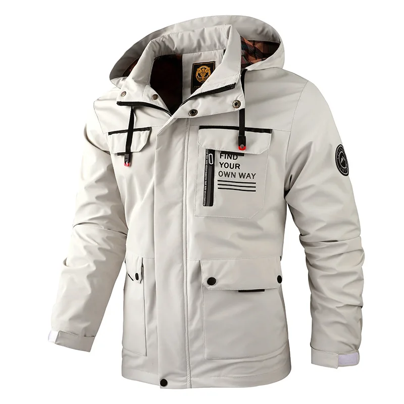 Men Hooded Casual Down Jackets New Male Winter Coats Outdoors Waterproof Coats Good Quality Male Windproof Jackets Slim Coats