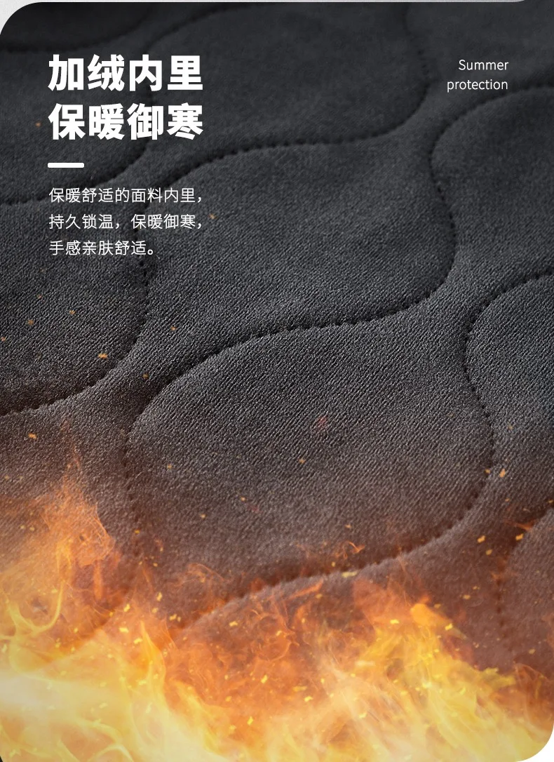 New Autumn/Winter Fashion Outdoor Sports Windproof Thickened Warm Hooded Cotton Jacket Men's Casual Loose Plus Size Coat