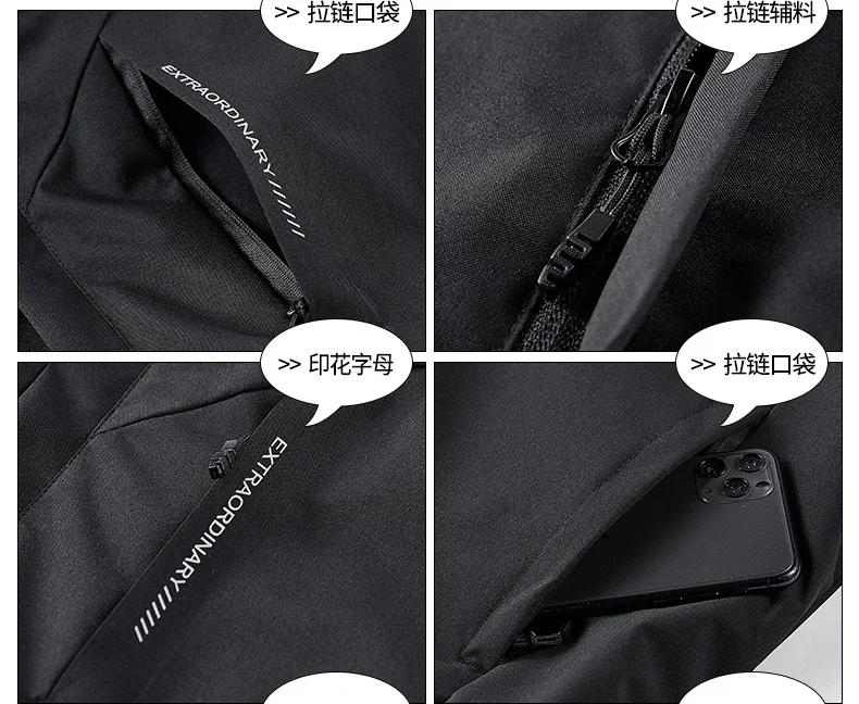 New Autumn/Winter Fashion Outdoor Sports Windproof Thickened Warm Hooded Cotton Jacket Men's Casual Loose Plus Size Coat