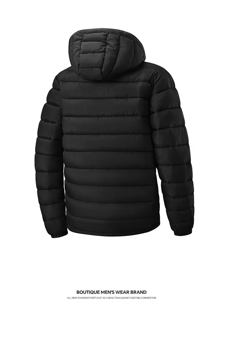 Men New Thickened Parkas Men Detachable Hood Warm Parkas Men Business Casual Garments For Middle-aged Elderly Fathers Parkas