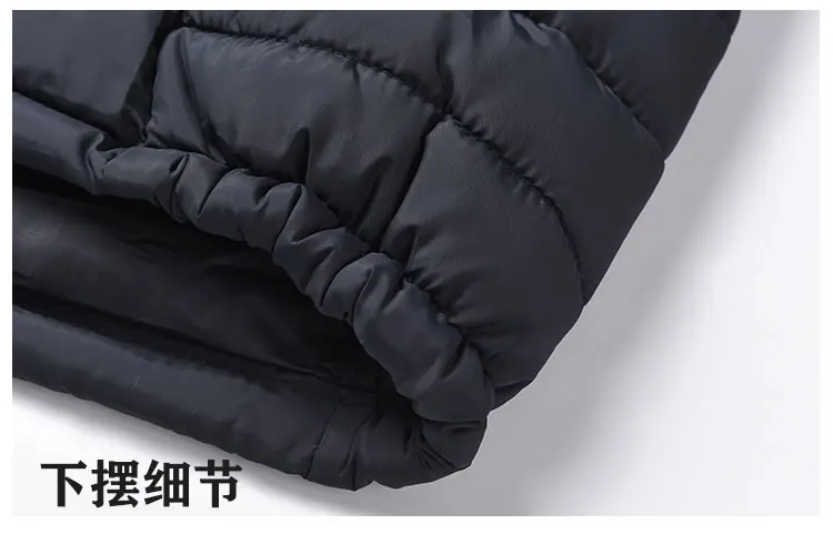 Men New Thickened Parkas Men Detachable Hood Warm Parkas Men Business Casual Garments For Middle-aged Elderly Fathers Parkas