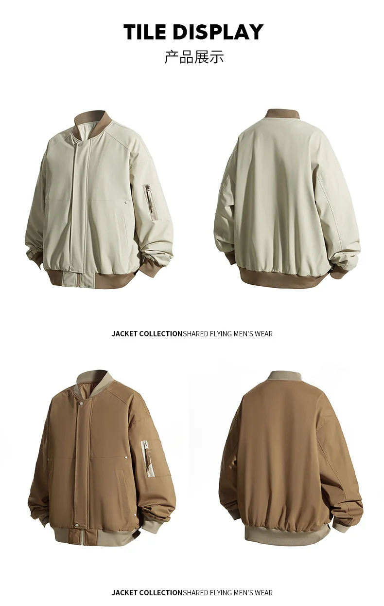 Winter Fashion Casual Cotton Jackets for Men Solid Color Thicken Warm Male Parkas Comfort Baseball Collar Outerwear New Style