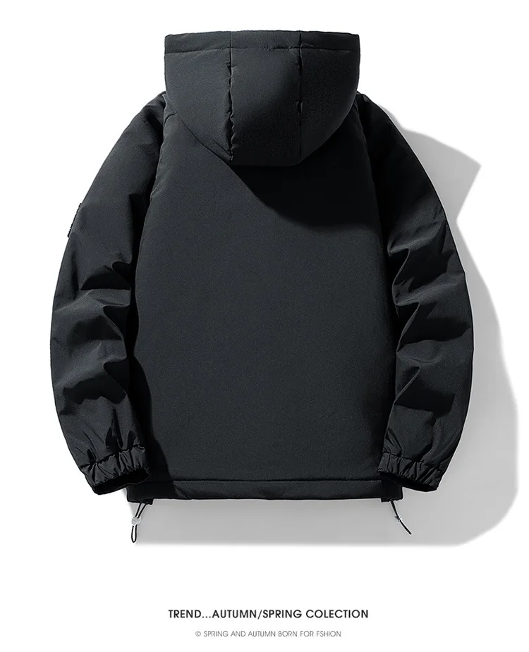 New Men's Winter Cotton-padded Jackets Korean Style Multi-Pockets Hooded Windbreak Jackets Male Warm Casual Parkas Oversized 8XL