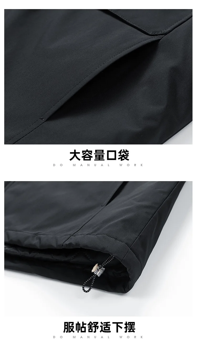New Men's Winter Cotton-padded Jackets Korean Style Multi-Pockets Hooded Windbreak Jackets Male Warm Casual Parkas Oversized 8XL