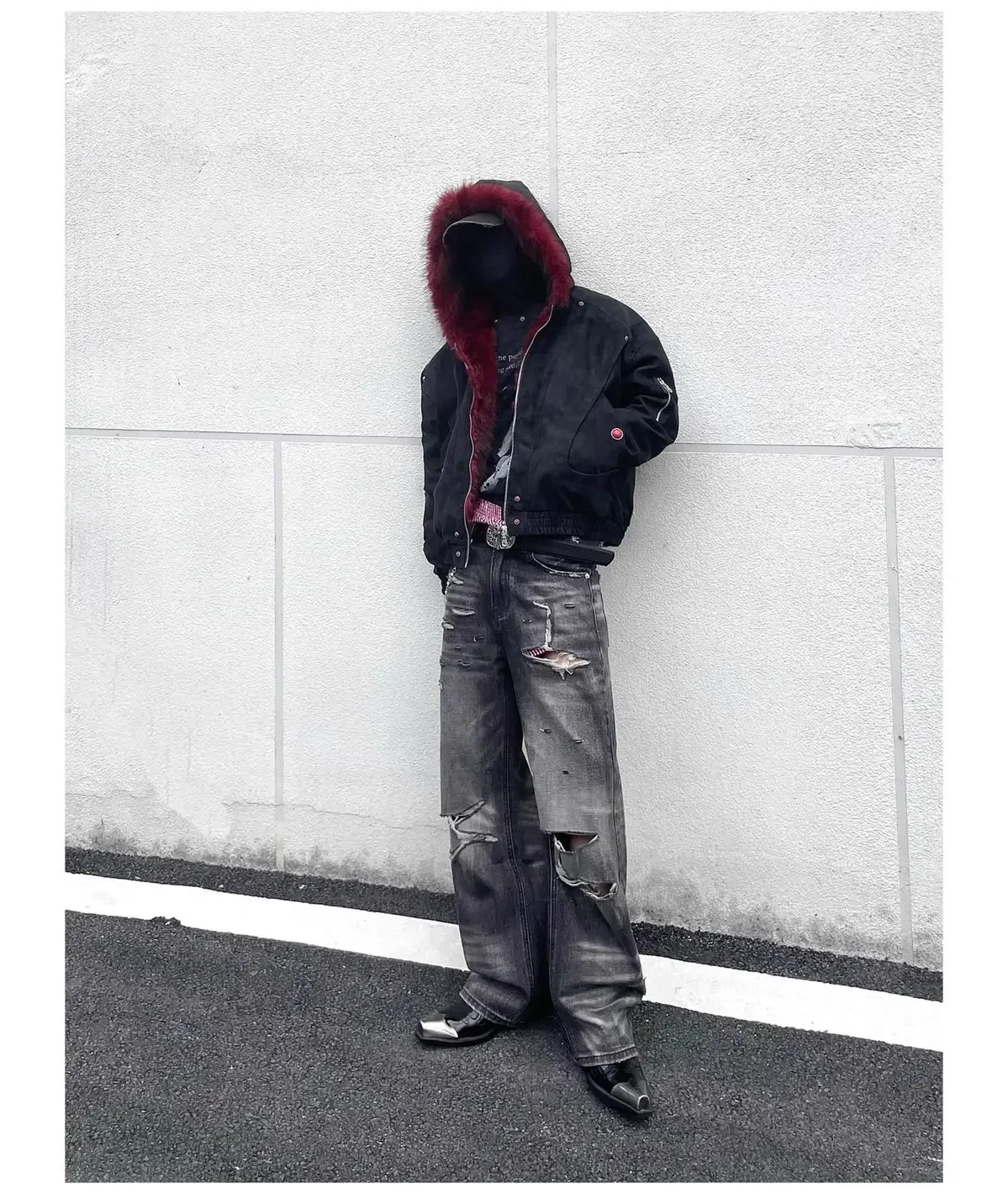 American y2k Retro Hooded Jacket  Men Women Cotton PU Leather High-quality Winter Velvet Short Loose Warm Outwear