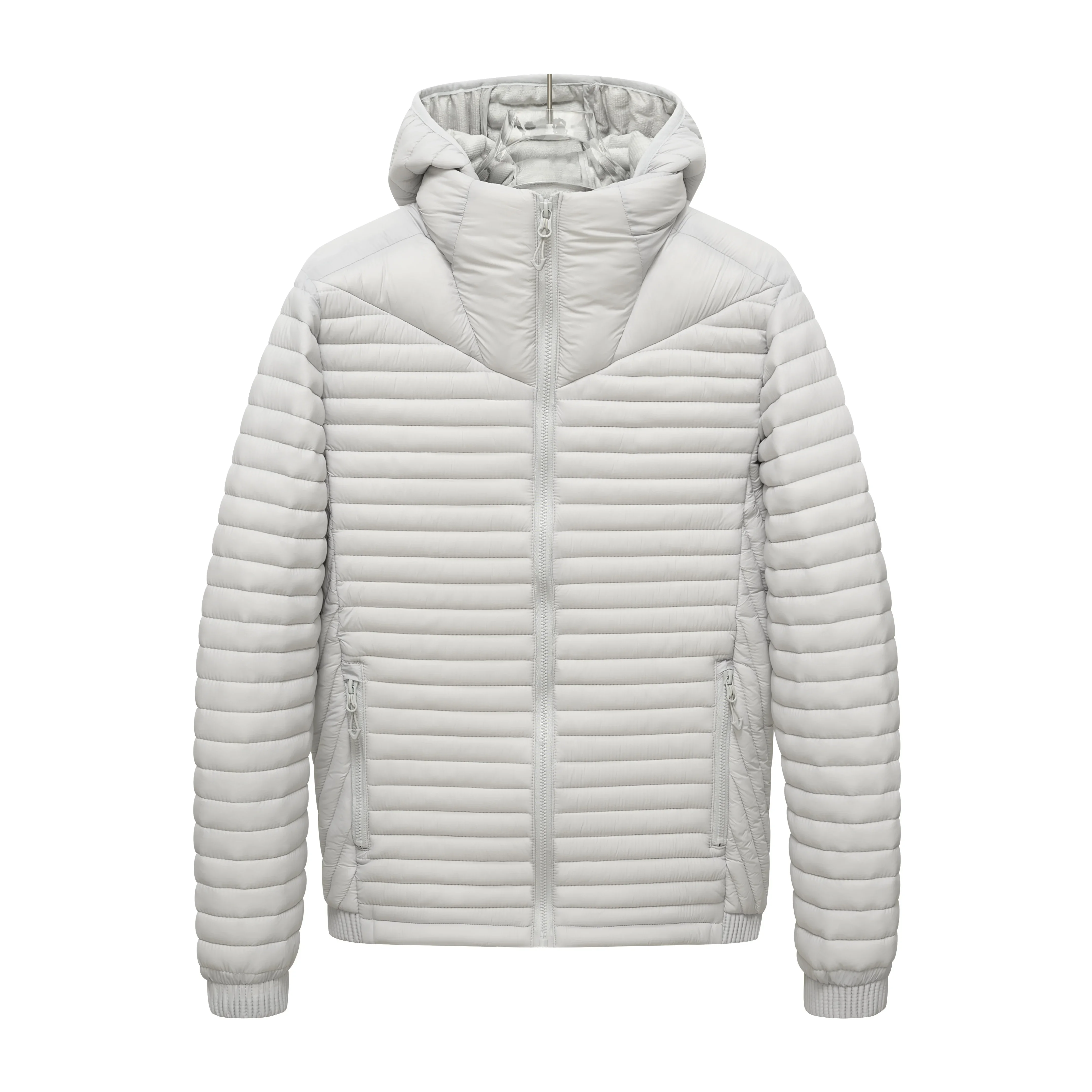 Outdoor Lightweight Puffer Jacket Men's Hooded Insulated Thermal Puffy Winter Heated Parkas Men New Outerwear Padded Parka Coats