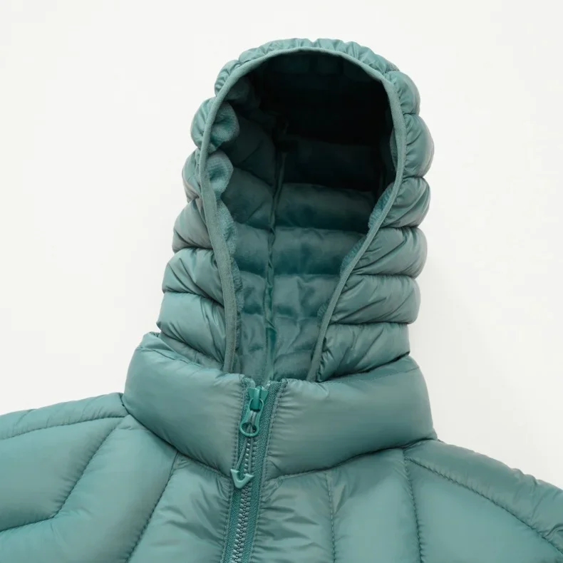 Outdoor Lightweight Puffer Jacket Men's Hooded Insulated Thermal Puffy Winter Heated Parkas Men New Outerwear Padded Parka Coats