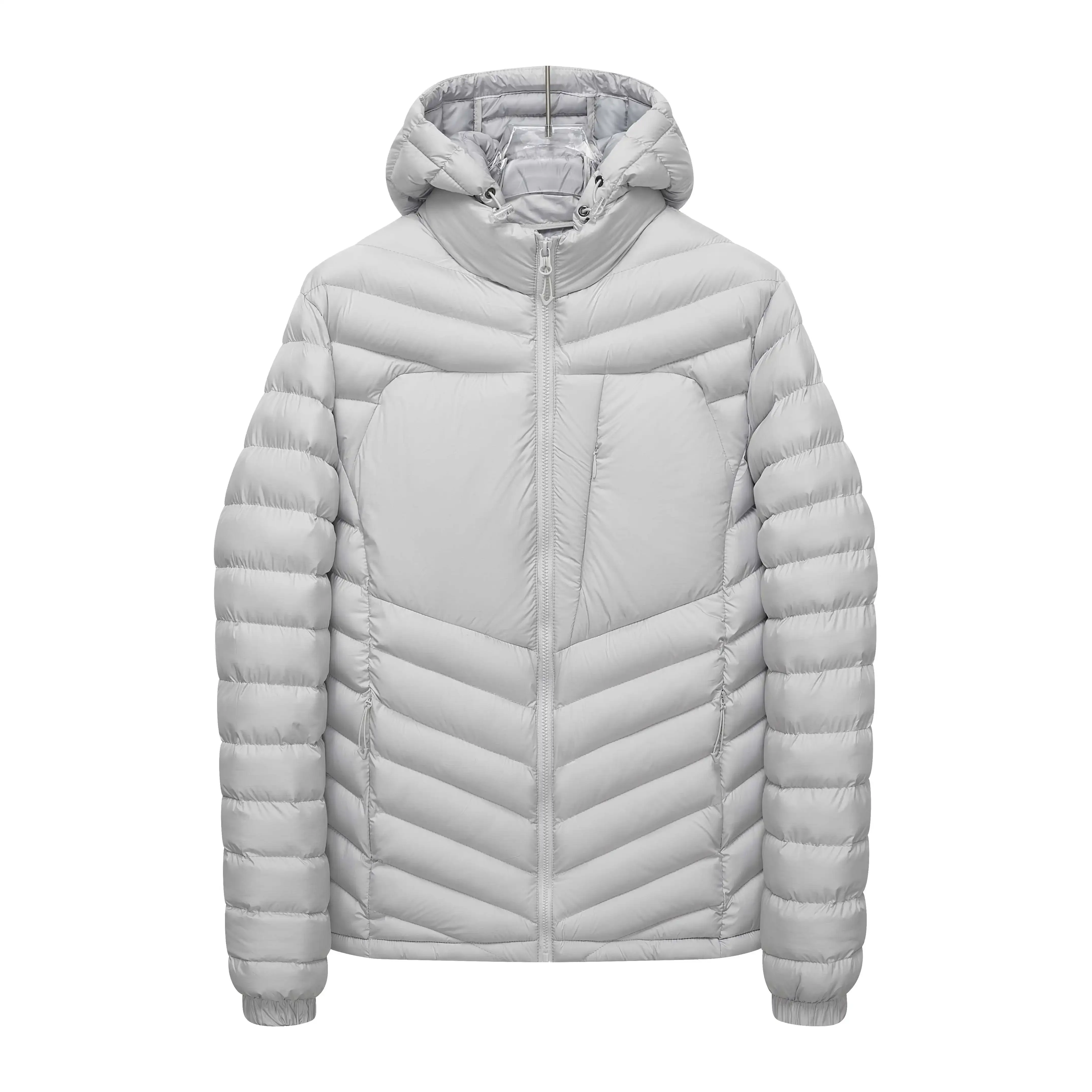 Outdoor Lightweight Puffer Jacket Men's Hooded Insulated Thermal Puffy Winter Heated Parkas Men New Outerwear Padded Parka Coats