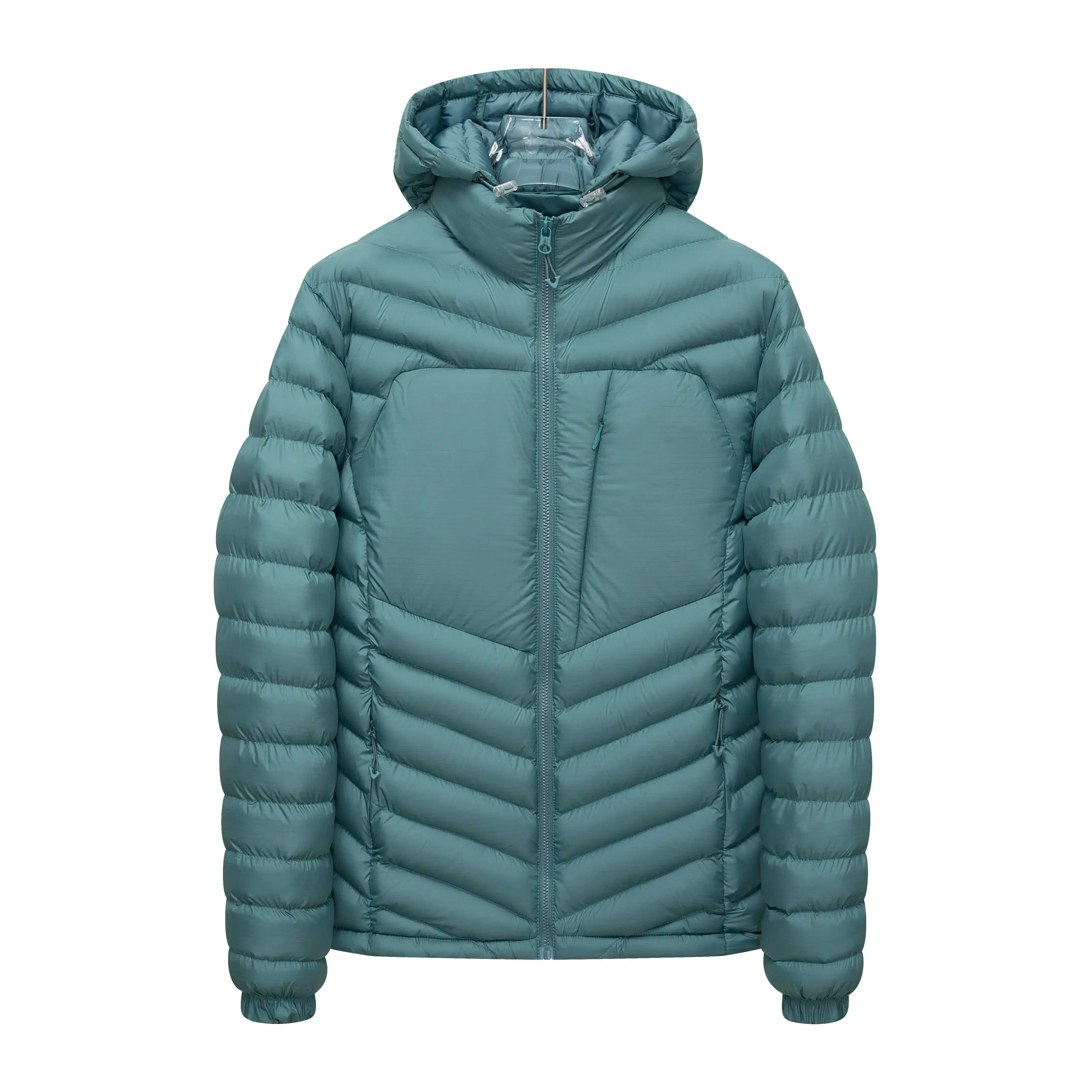 Outdoor Lightweight Puffer Jacket Men's Hooded Insulated Thermal Puffy Winter Heated Parkas Men New Outerwear Padded Parka Coats