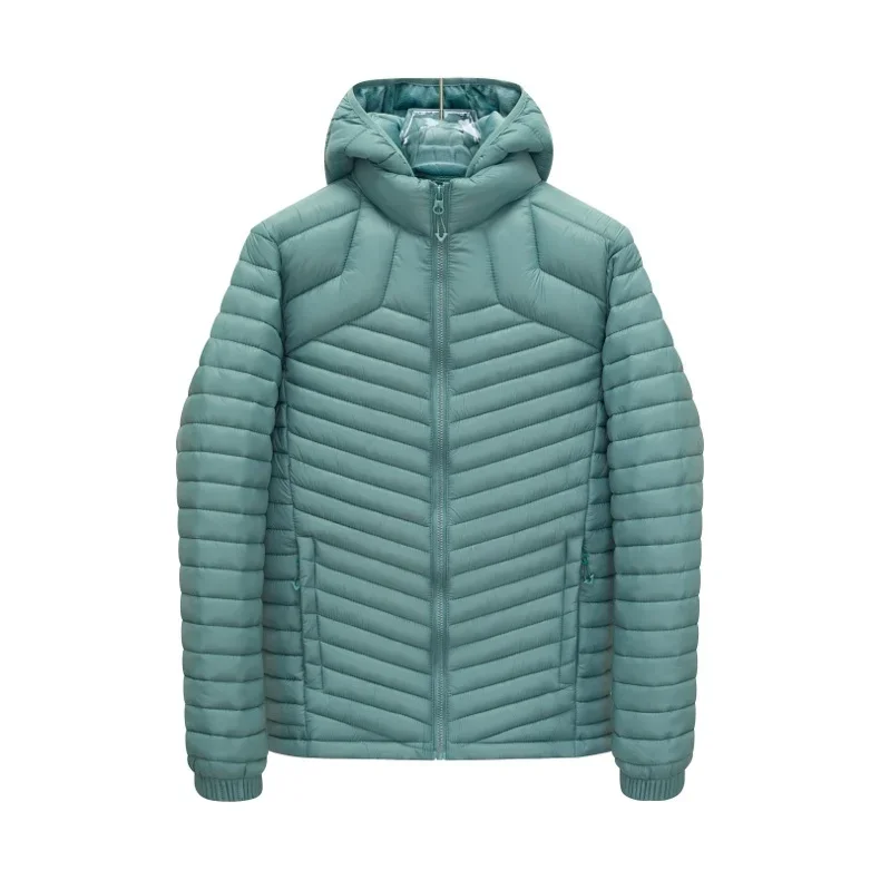 Outdoor Lightweight Puffer Jacket Men's Hooded Insulated Thermal Puffy Winter Heated Parkas Men New Outerwear Padded Parka Coats
