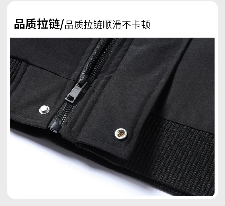 Men Women New Style Mountain Parka Hooded Cotton Coat Mens Faux Fur Collar Winter Fleece Lined Workwear Jacket Casual Warm