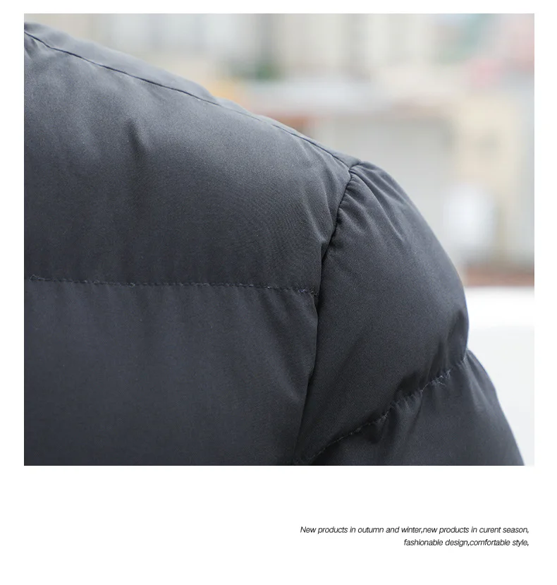 Korean Fashion Trend Simple Multi Color Pocket Men Parkas Windproof Thick Plus Size Outdoor Parkas Men Fashion Casual Parkas
