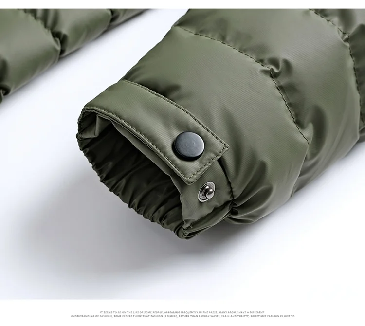 Men's Detachable Removable Hood Windbreaker Parka Waterproof Lightweight Insulated Quilted Jacket Outdoor Sports Travel Parkas