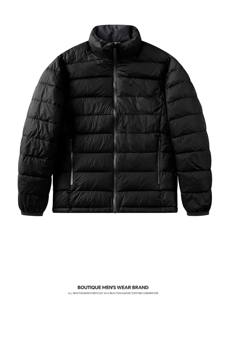 Winter Fashion Men Casual Parkas Thicken Warm Comfortable Male Coats Stand Collar Windproof Cotton Jackets All-match New Style
