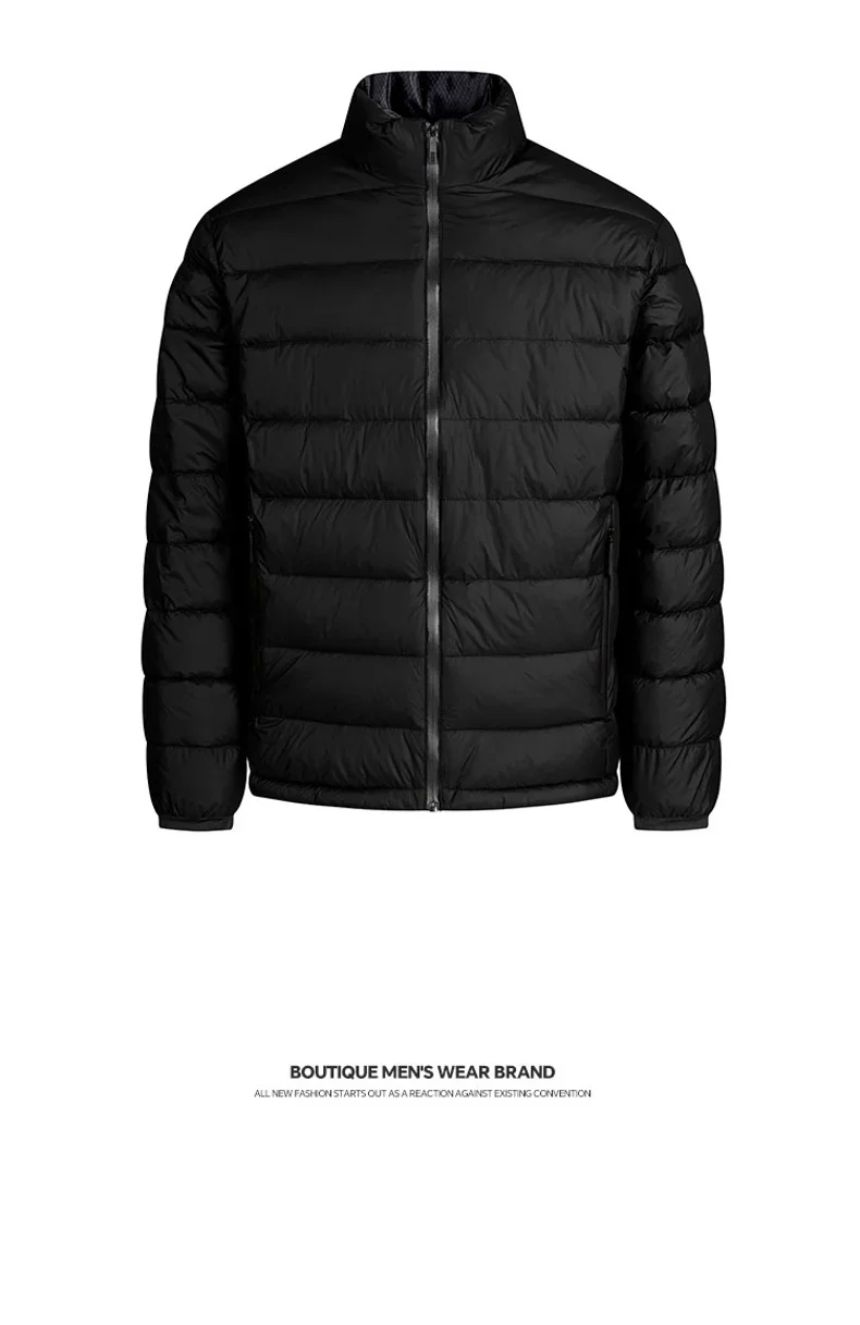 Winter Fashion Men Casual Parkas Thicken Warm Comfortable Male Coats Stand Collar Windproof Cotton Jackets All-match New Style
