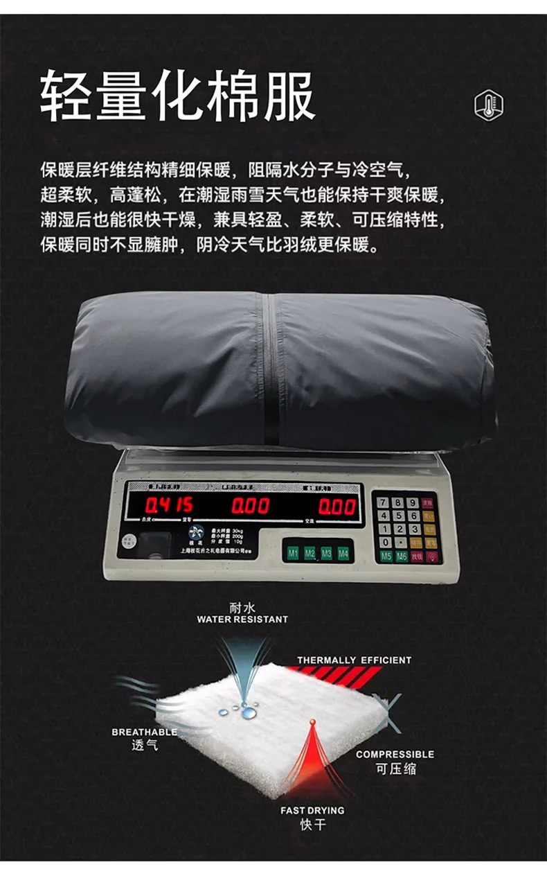 Fashion Casual All-match Men Parkas Jacket Thicken Warm Comfortable Cotton Coats Outdoor Hooded Windproof Male Clothes New Style