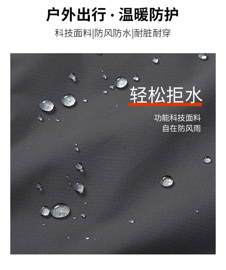 Fashion Casual All-match Men Parkas Jacket Thicken Warm Comfortable Cotton Coats Outdoor Hooded Windproof Male Clothes New Style