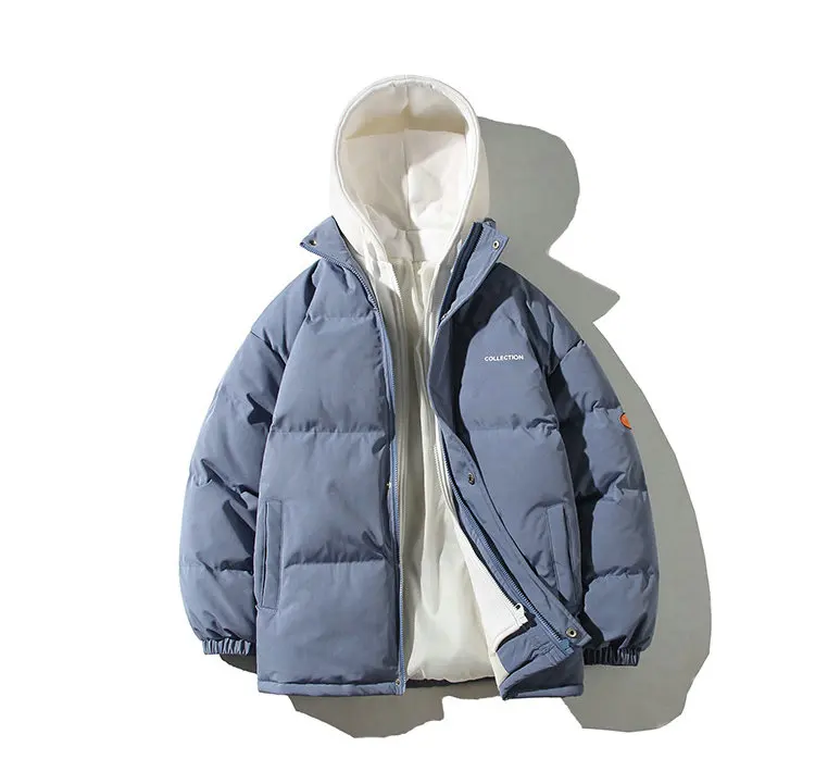 Winter Warm Jacket Mens Streetwear Fashion Parka Men Hooded Thick Korean Fashion Loose Coat for Men Women Winter Parkas Coats