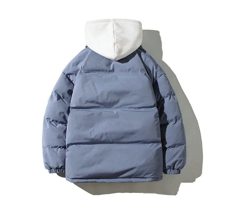 Winter Warm Jacket Mens Streetwear Fashion Parka Men Hooded Thick Korean Fashion Loose Coat for Men Women Winter Parkas Coats